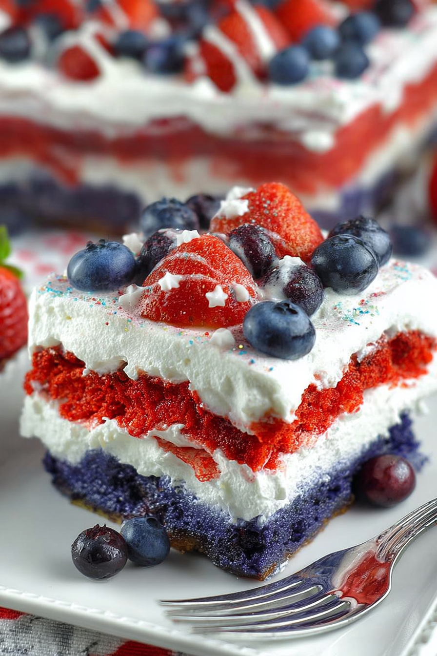 Patriotic Lasagna Dessert Recipe image 2