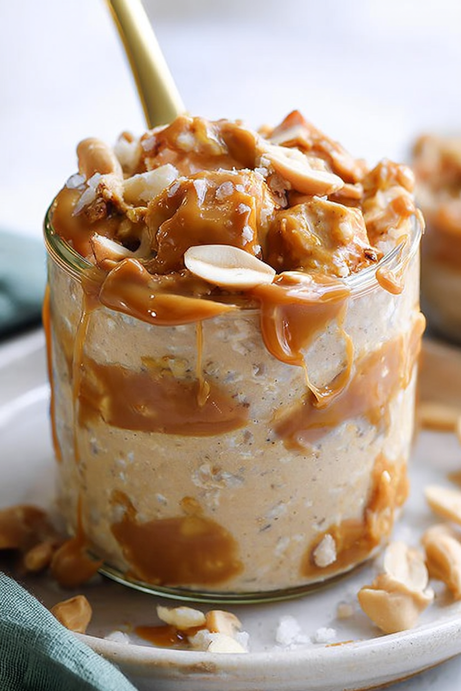 Peanut Butter Overnight Oats Recipe image 2