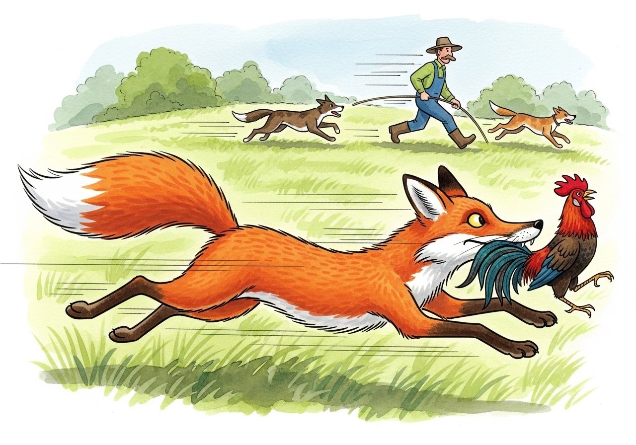 Foxy heist! Rooster's revenge? content image