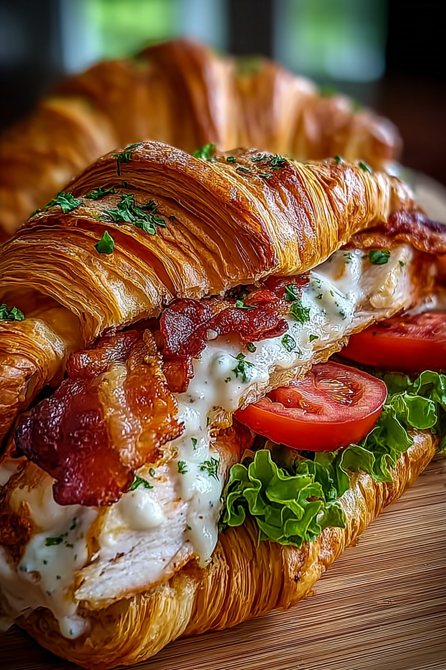 Beef beef bacon Chicken Croissant image 2