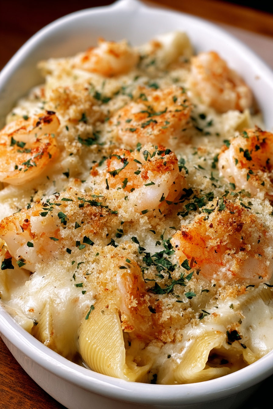 Creamy Seafood Stuffed Shells image 2