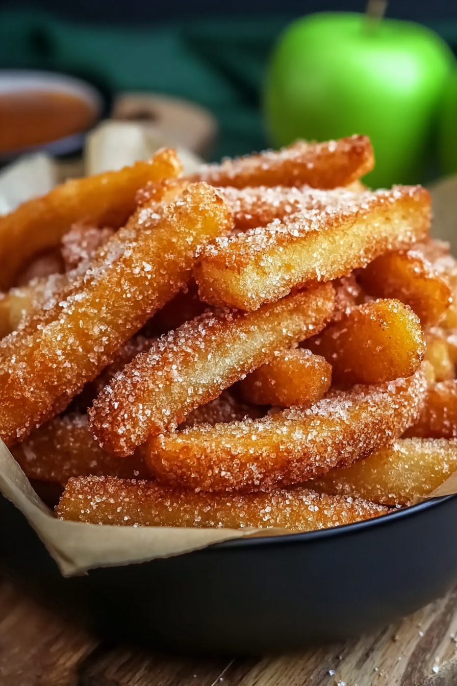 Crispy Air Fryer Apple Fries image 2