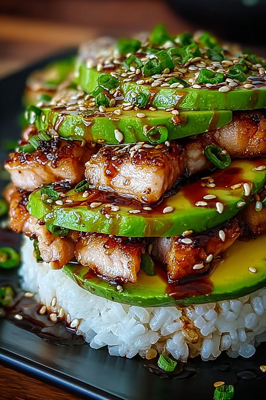 Teriyaki Chicken Avocado Rice image 2