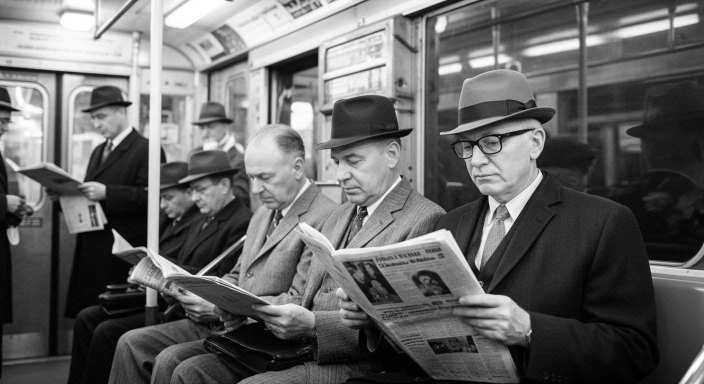 A man who smelled like a distillery flopped on a subway seat next to a priest. The man's tie was stained, his face was plastered with red lipstick, and a half-empty bottle of gin was sticking out of his torn content image