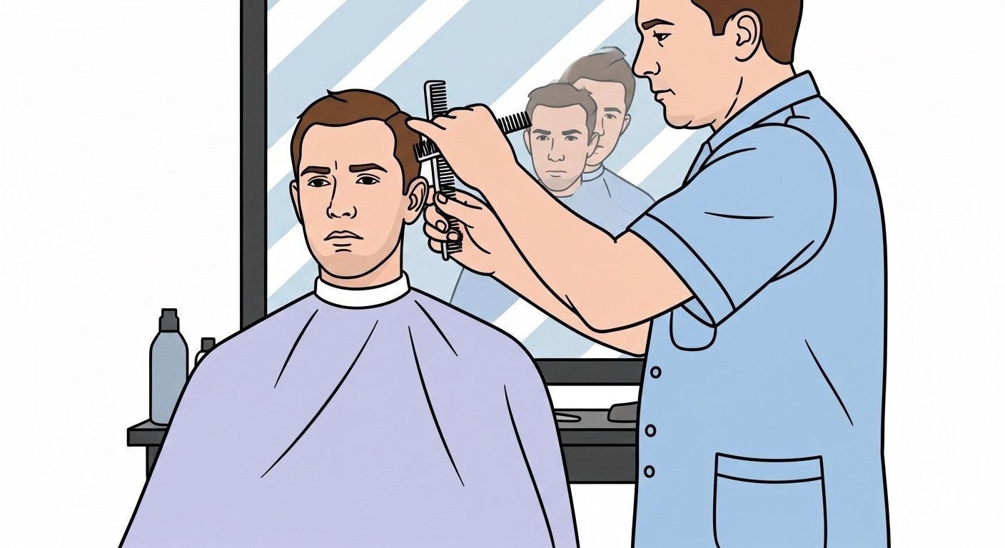 A barber gave a haircut to a priest one day. The priest tried to pay for the haircut, but the barber refused, saying, 
