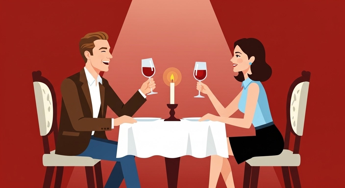 A guy and a girl meet at a bar. They get along so well that they decide to go to the girl's place. A few drinks later, the guy takes off his shirt and then washes his hands. He then takes off his content image