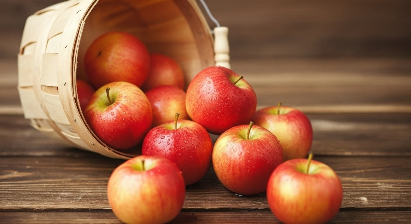The children were lined up in the cafeteria of a Catholic elementary school for lunch. At the head of the table was a large pile of apples. The nun made a note, and posted on the apple tray, 