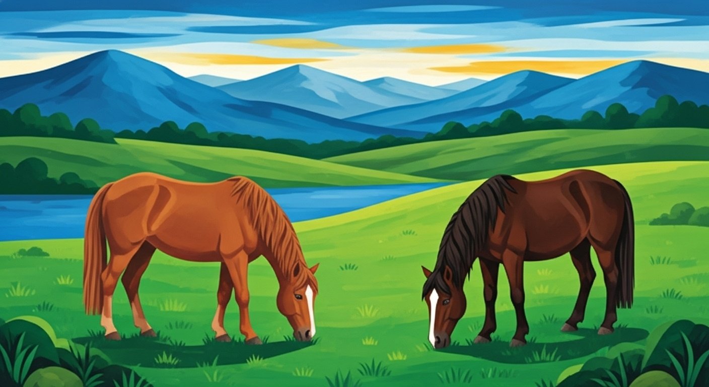 Just up the road from my home is a field with two horses in it. From a distance, each looks like every other horse. But if you stop your car or are walking by, you will notice something quite content image