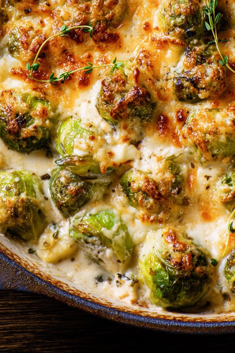 Cheesy Brussel Sprout Casserole Recipe image 2
