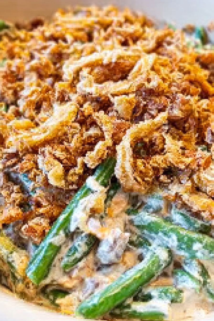 Homemade Green Bean Casserole image 2