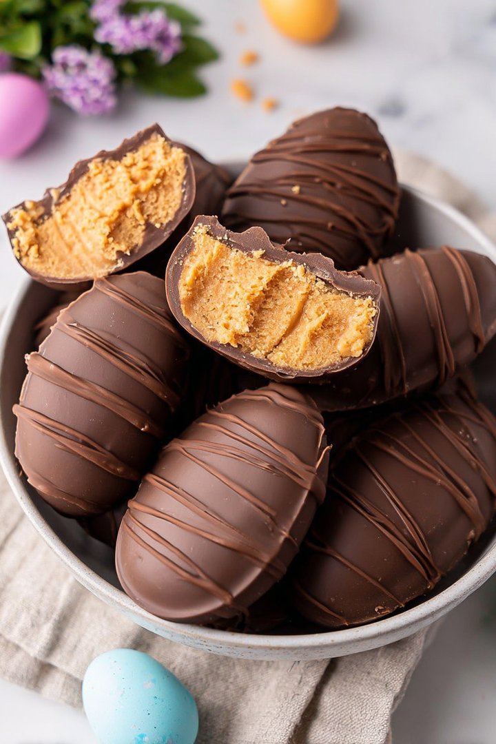 Homemade Peanut Butter Spring celebration Eggs image 2