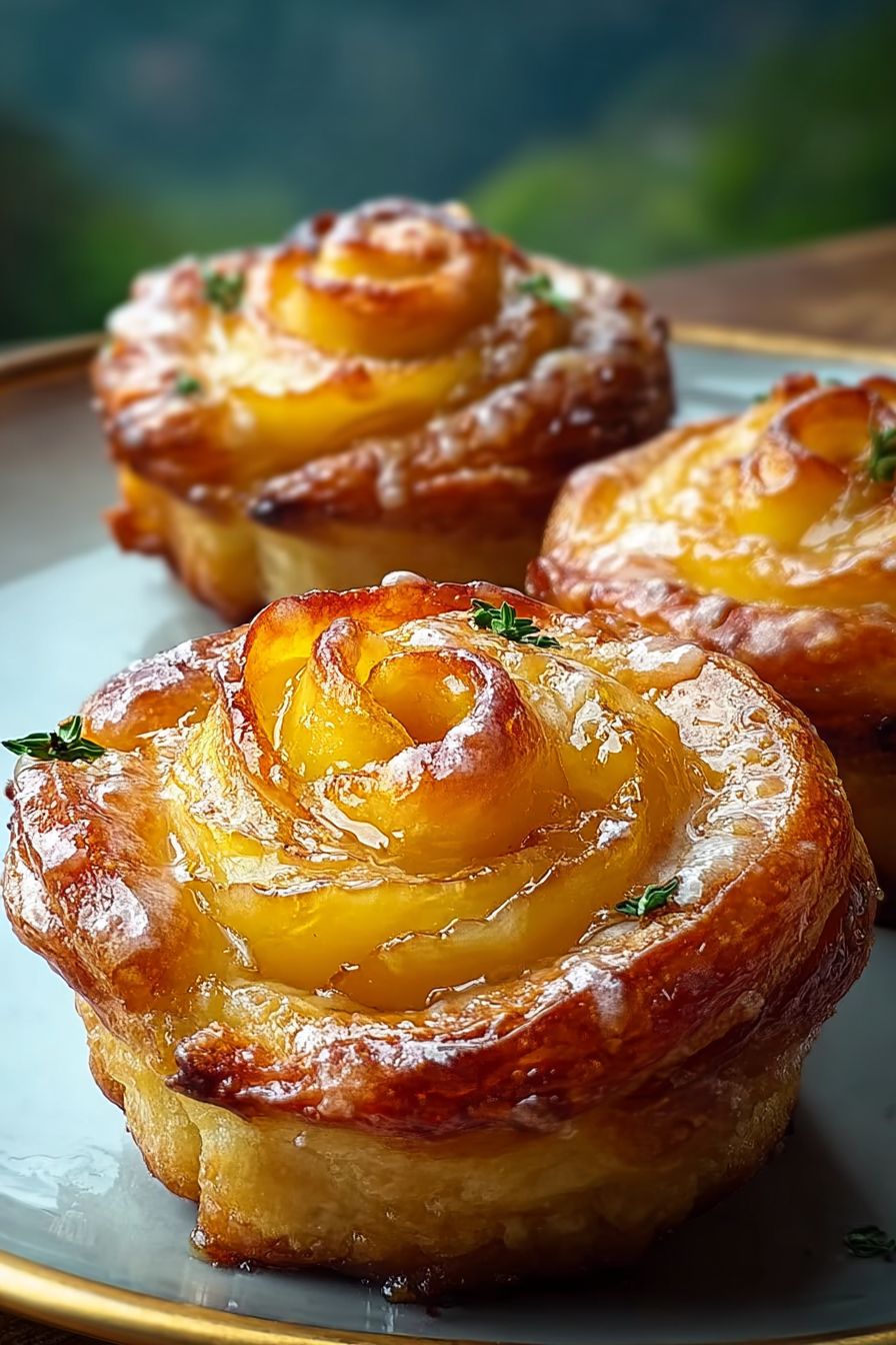 Peach Pie Cruffins Recipe image 2