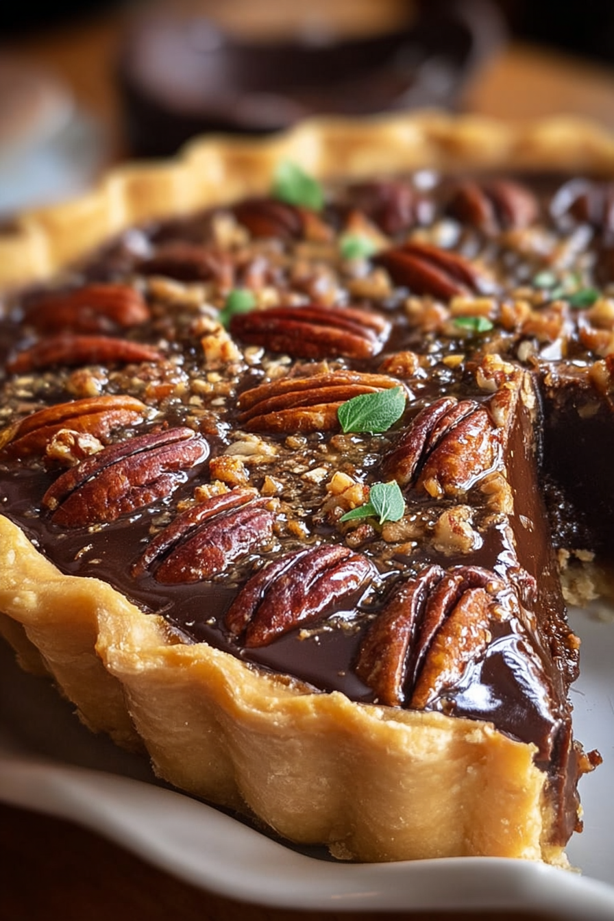 Texas Chocolate Pecan Pie image 2