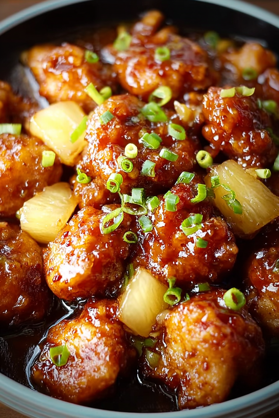 brown sugar pineapple chicken image 2