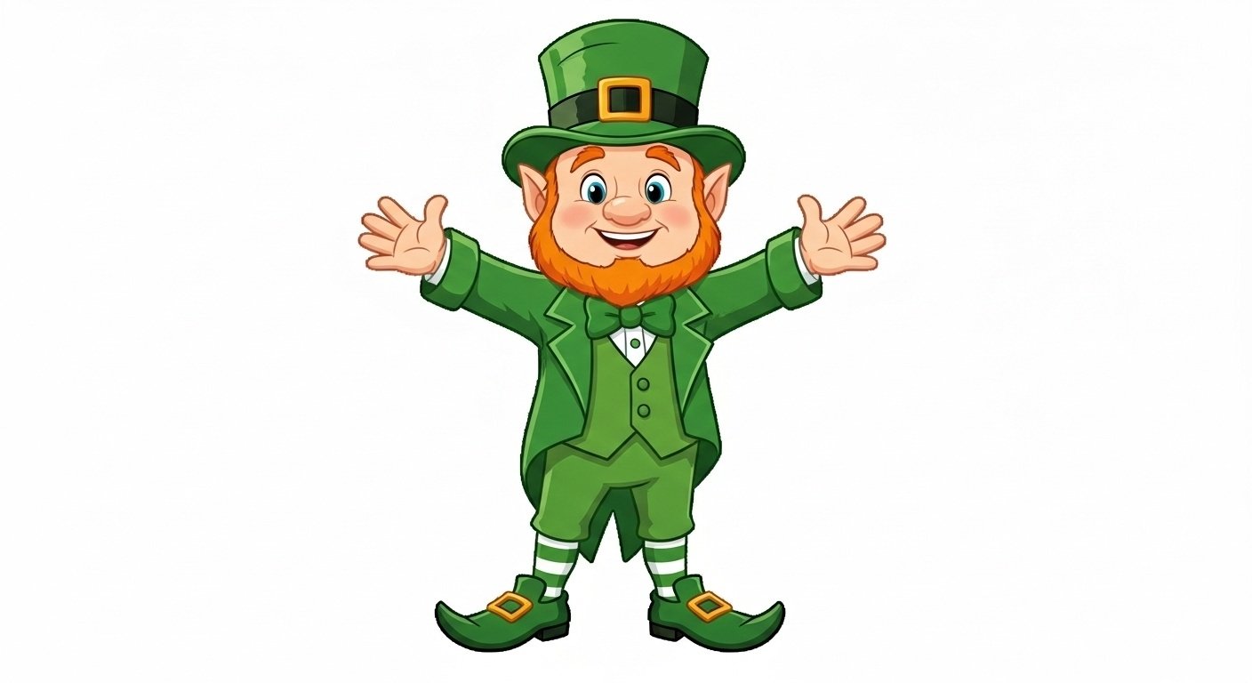 One morning a woman was walking out of her front door, when she noticed a strange little man at the bottom of her garden. 