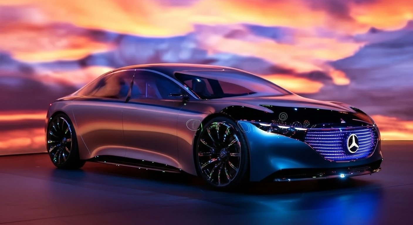 An elderly couple return to a Mercedes dealership to find the salesman had just sold the car they were interested in a beautiful, leggy, busty blonde. 