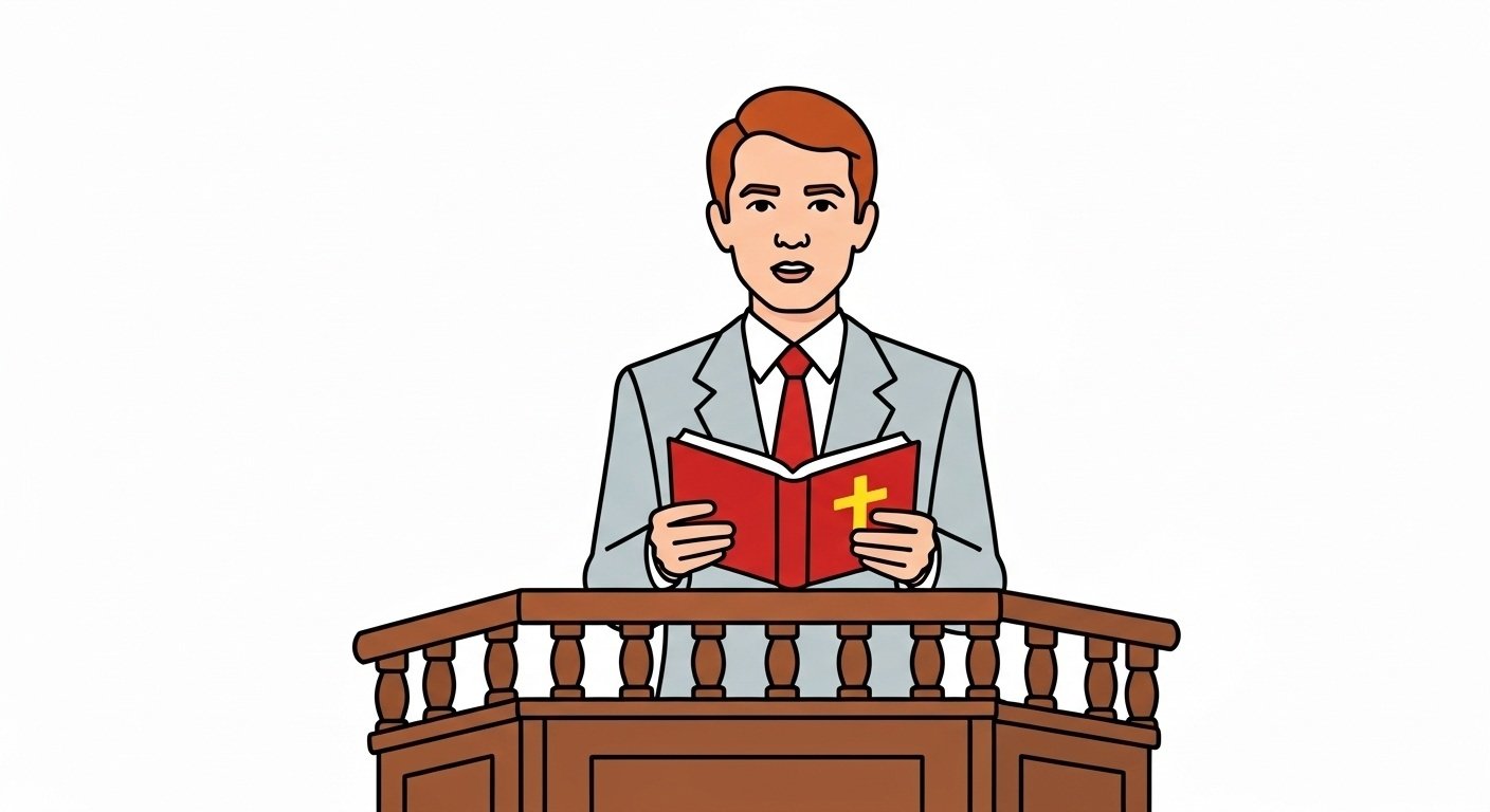 A pastor, who shall we say was 