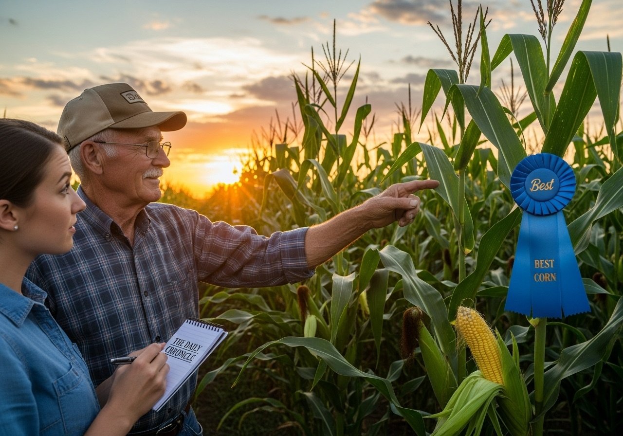 There was a farmer who grew excellent quality corn. Every year he won the award for the best grown corn. One year a newspaper reporter interviewed him and learned something content image