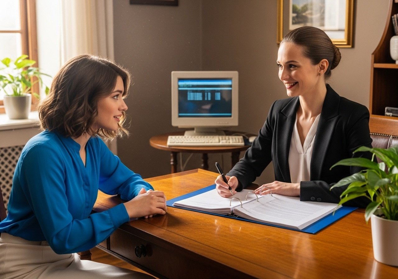 A young lady visited a computer dating service and requested, 