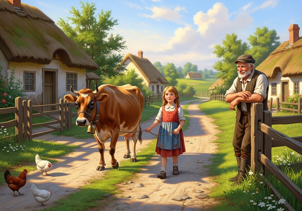 Girl's Moo-ving Plan! content image