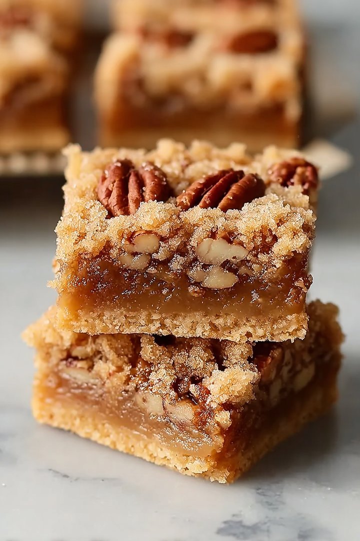 Mouthwatering Pecan Pie Bars with Sugar Cookie Crust - Alrightwithme image 2