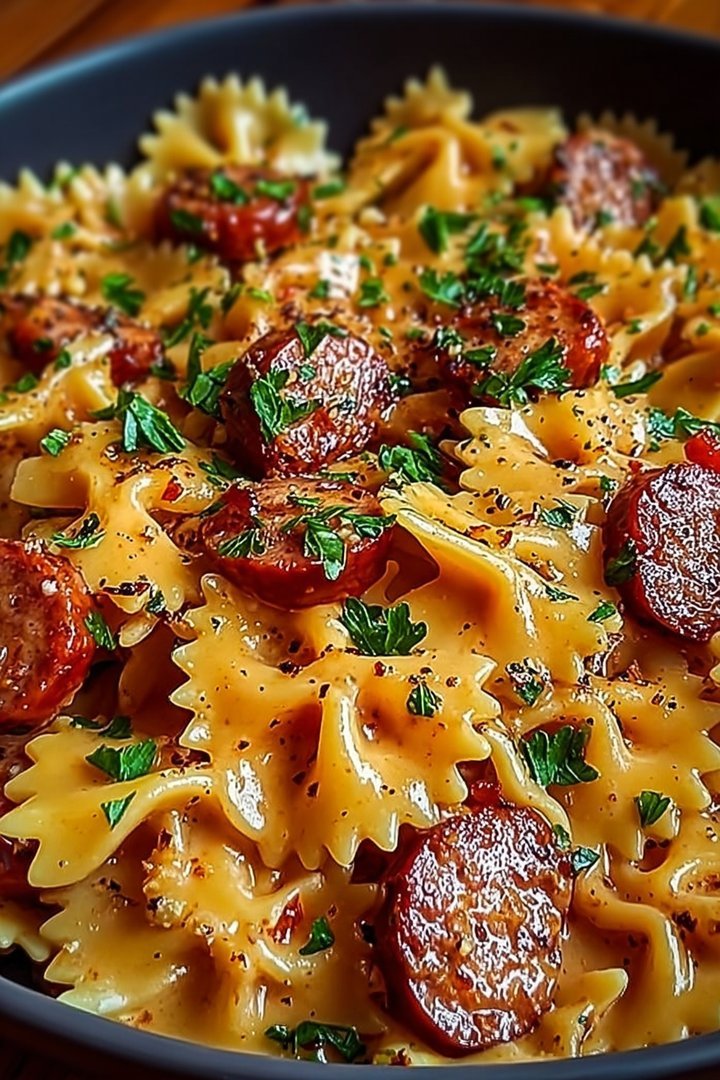 One-Pot Creamy Cajun chicken sausage pasta image 2